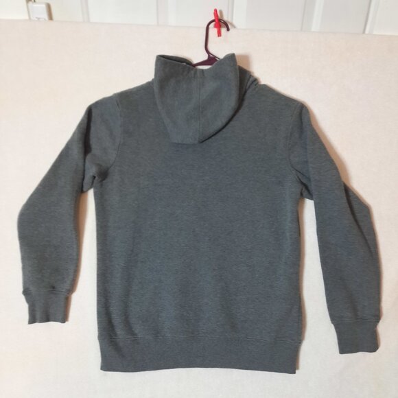 HURLEY CAMO LOGO YOUTH Gray Pullover Hoodie Big Center Spellout Camouflage 18-20 - Picture 6 of 9